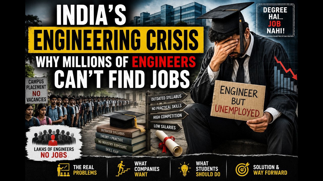 India's Engineering Crisis &ndash; Why Millions of Engineers Are Unemployed?