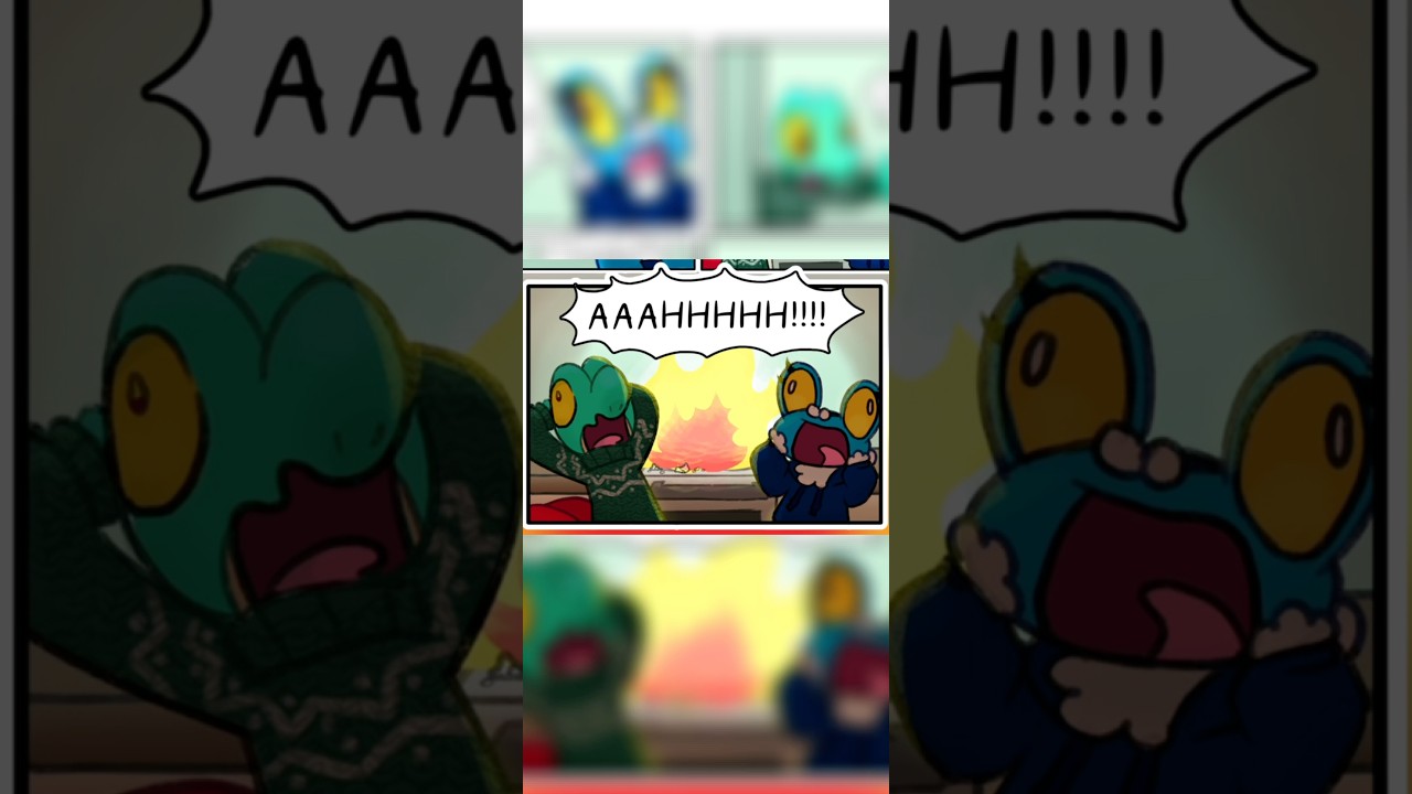 Thornsworld Comic No. 5 - Miscommunication #pokemon #voiceover #comicdub #shorts #froakie #treecko