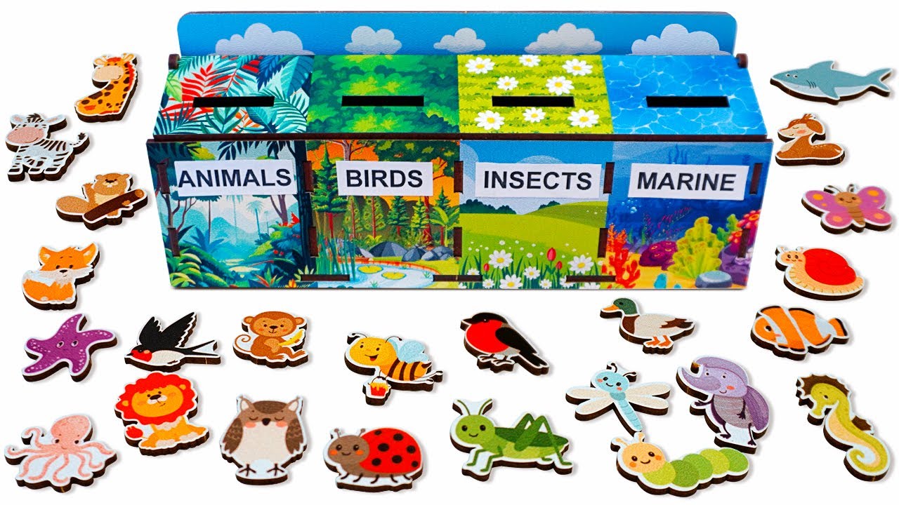 Learn Animal Habitats 🐾 Fun Puzzle and Sorting Game