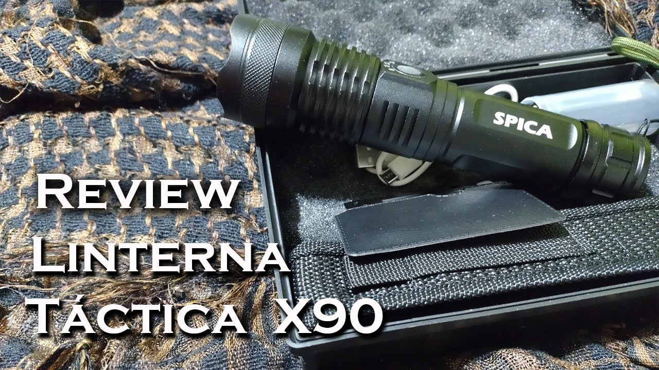 Review Linterna Tactica Spica X90
