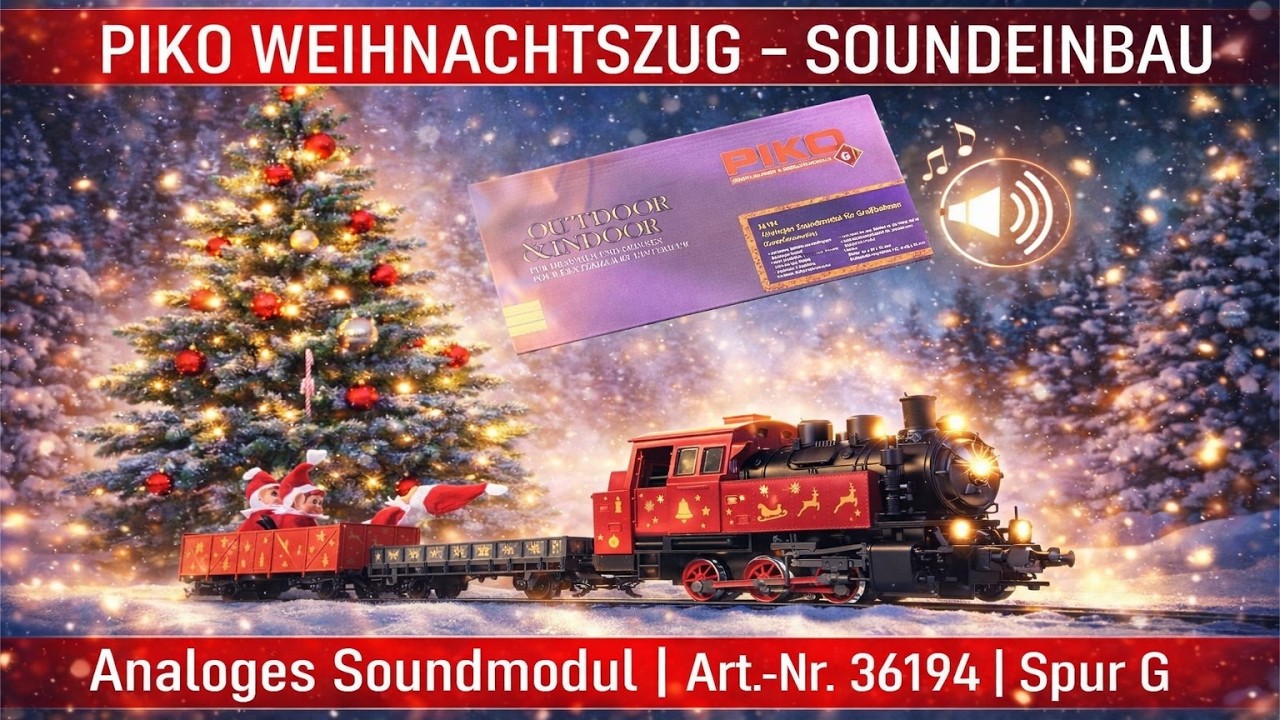 PIKO Weihnachtszug | Analoges Soundmodul | Art.-Nr. 36194 | Spur G