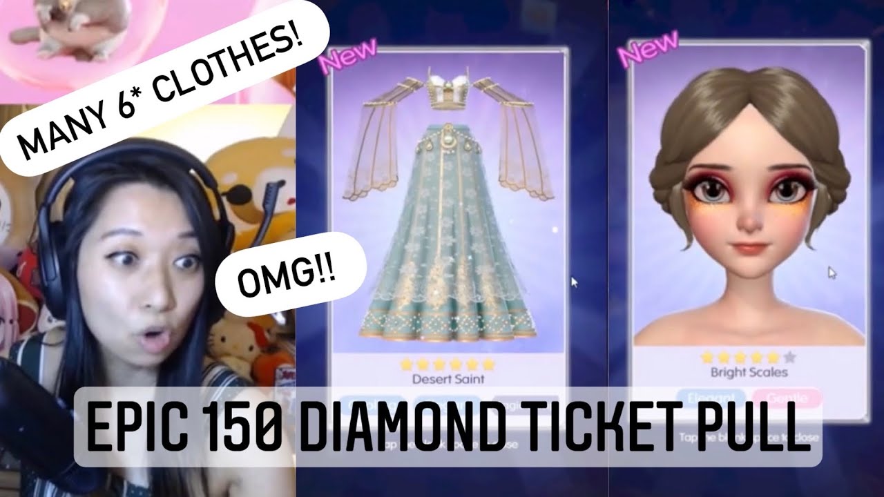 Dress Up! Time Princess - 150 Lucky Jerry Diamond Ticket Gacha Pulls