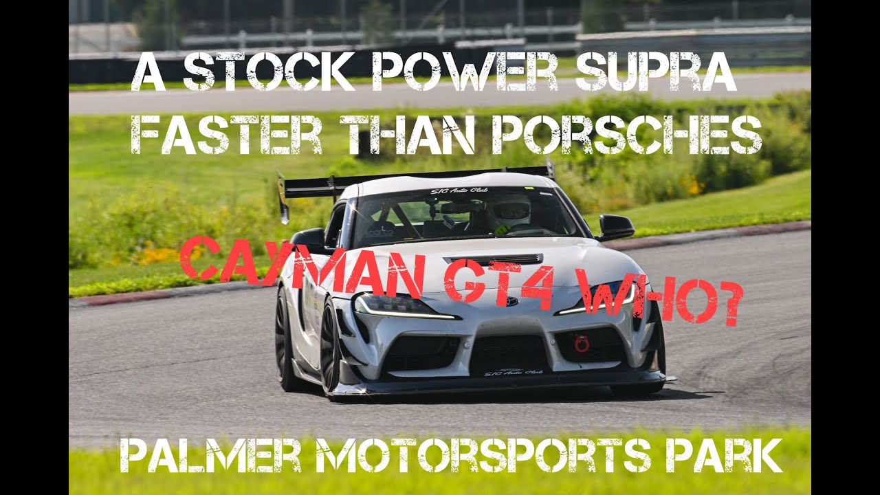 Better than porsche? GR Supra on track new pb 1:43.23 at Palmer Motorsports Park