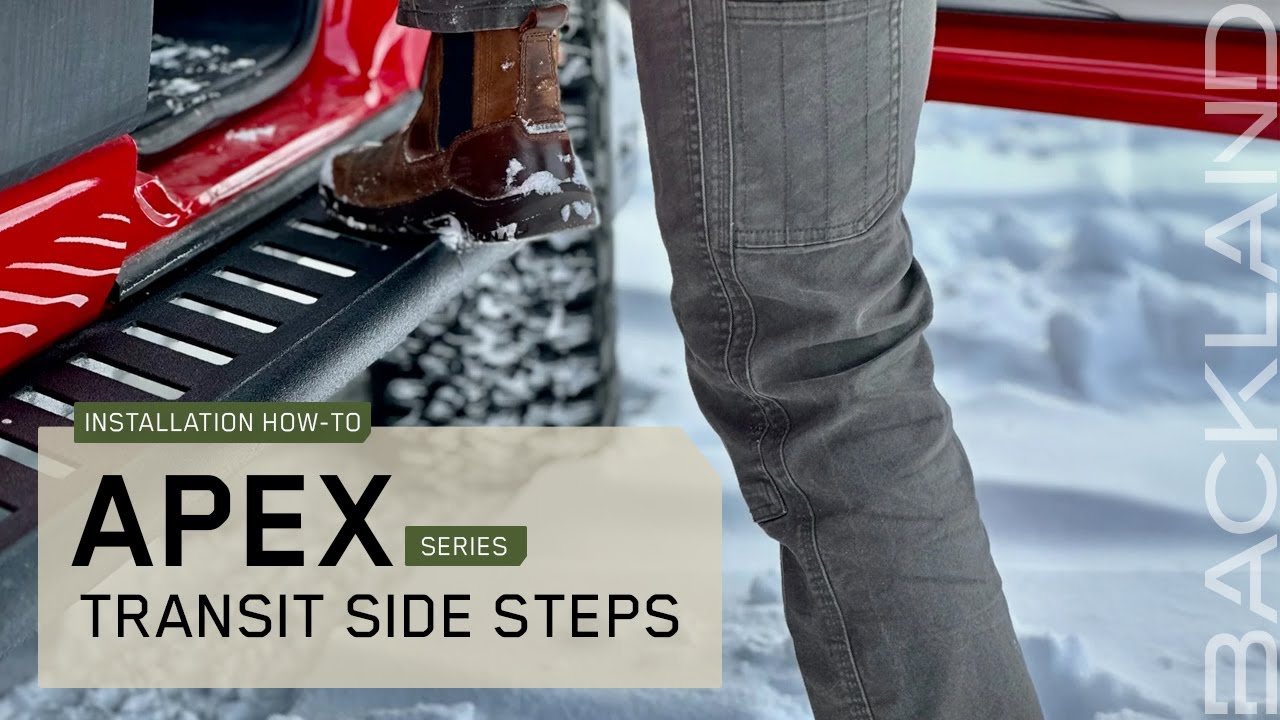 APEX Side Steps TRANSIT Vans - Installation Video