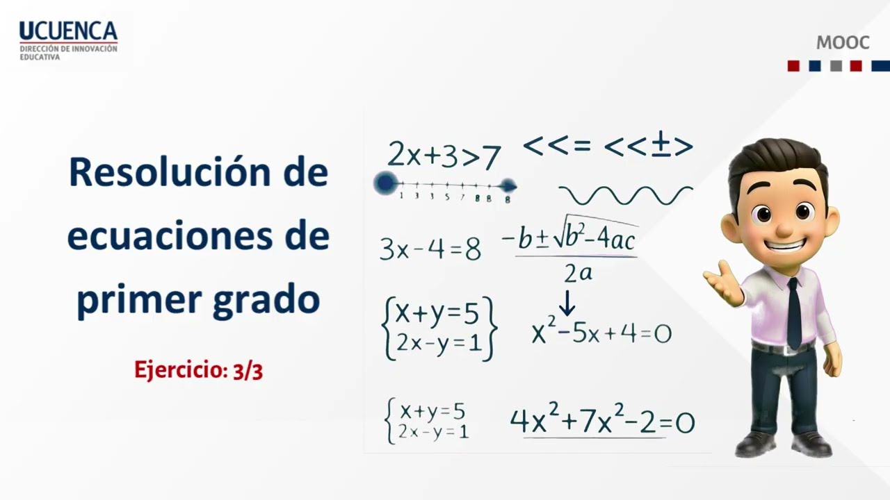 Ecuaciones de primer grado (ejercicio 3/3)