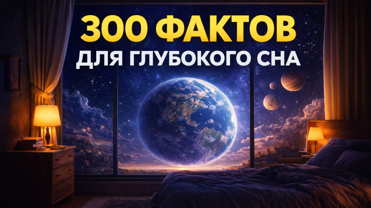 300 Фактов о Мире для Глубокого Сна 🌙 ЛЕКЦИЯ ДЛЯ СНА