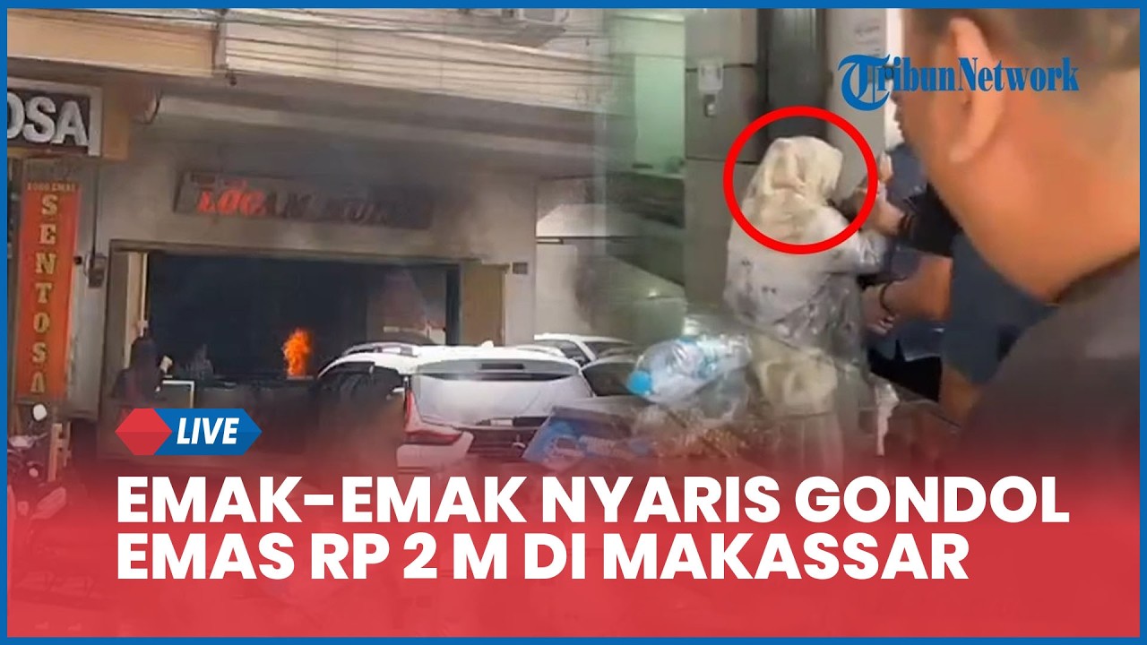 Emak-emak Nyaris Gondol Emas Rp 2 M di Makassar, Sengaja Datang dari Bantaeng karena Terlilit Utang