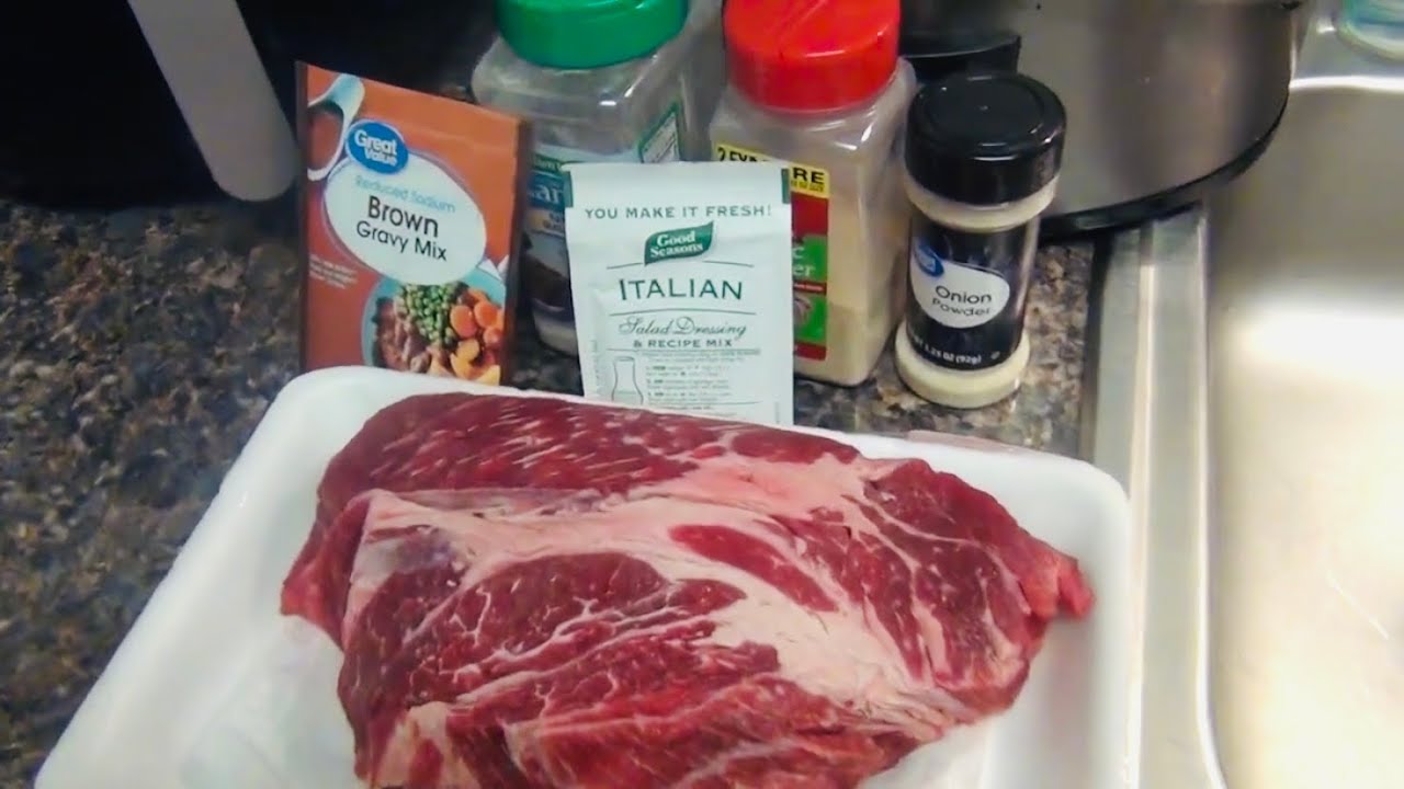 THREE PACKET ROAST I CROCK POT!