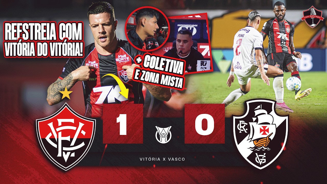 MAIS UMA VIT&Oacute;RIA NO BARRAD&Atilde;O! REACT COLETIVA, SITUA&Ccedil;&Atilde;O DE Z&Eacute; VITOR E NOT&Iacute;CIAS AP&Oacute;S VENCER O VASCO