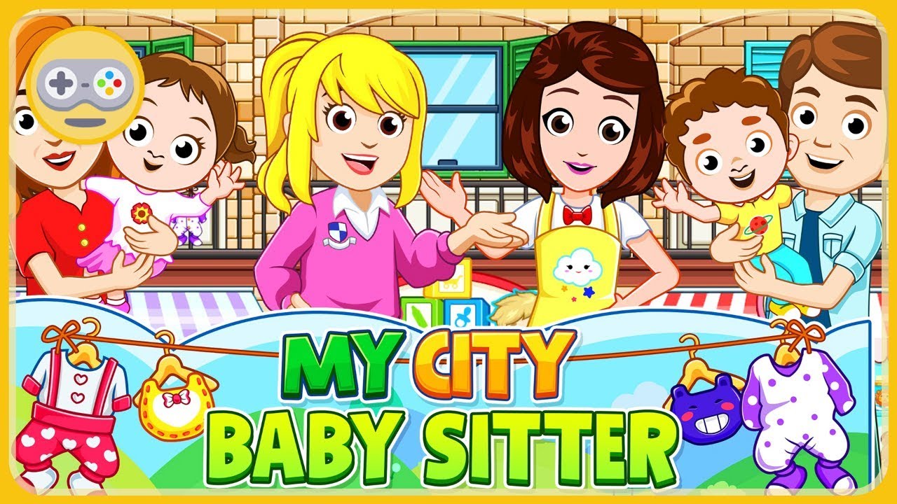 My City Babysitter новая игра от My Town Games - Играем в няню c малышами и детьми * iOS | Android