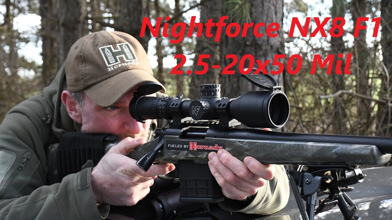 Nightforce NX8 2.5-20x50 F1 Mil  FULL REVIEW
