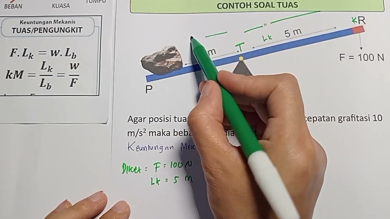 Materi IPA Kls 8 : Pesawat Sederhana (Tuas)