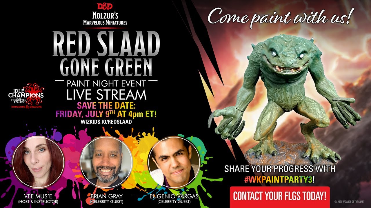 WizKids Paint Party Episode 3 with Special Guests Eugenio Vargas and Brian Gray!