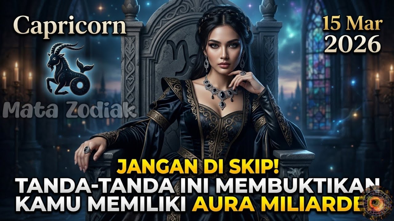 Capricorn♑ Tanda-Tanda Ini Membuktikan Kamu Memiliki Aura Miliarder Hari Ini - Mata Zodiak