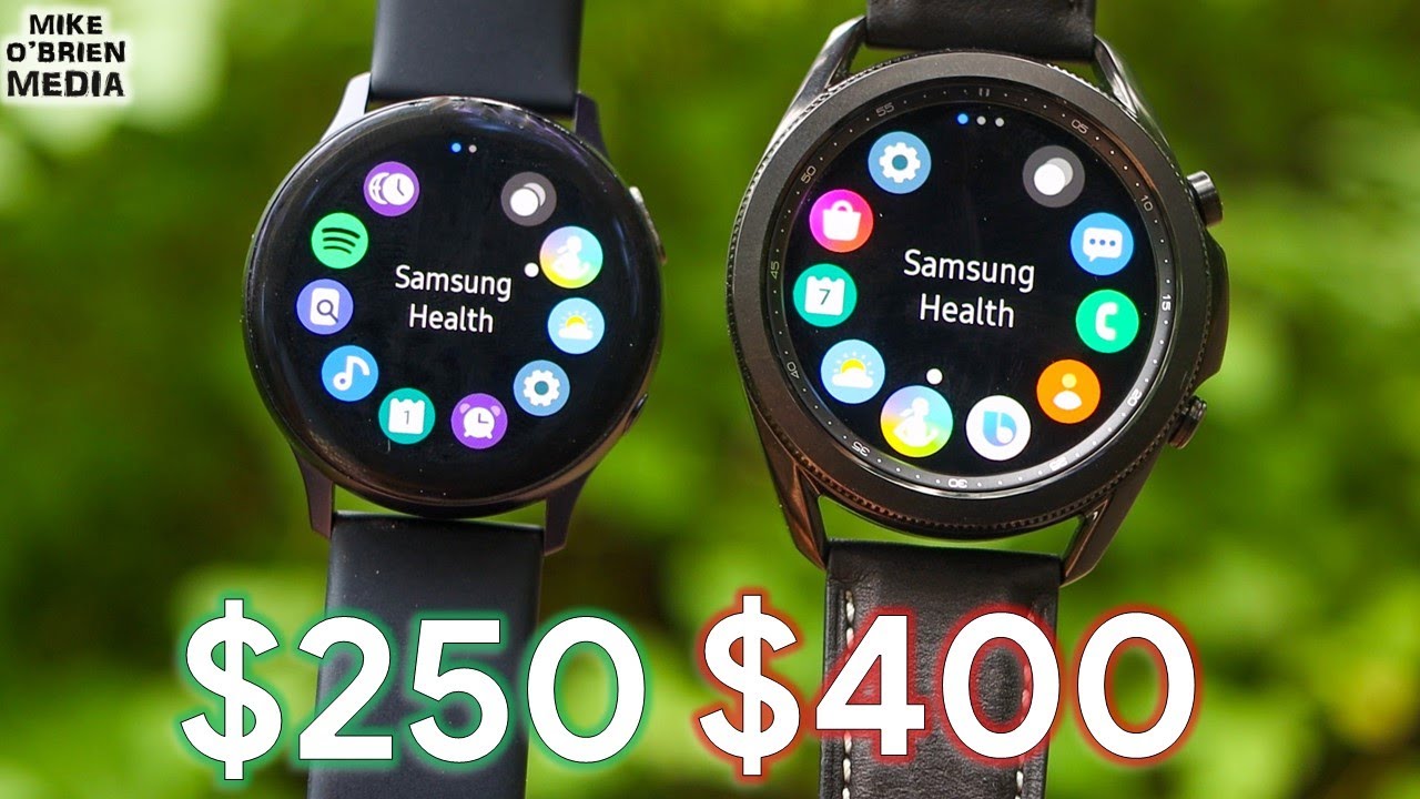 GALAXY WATCH 3 vs WATCH ACTIVE 2 by Samsung (Worth The Extra $150?)