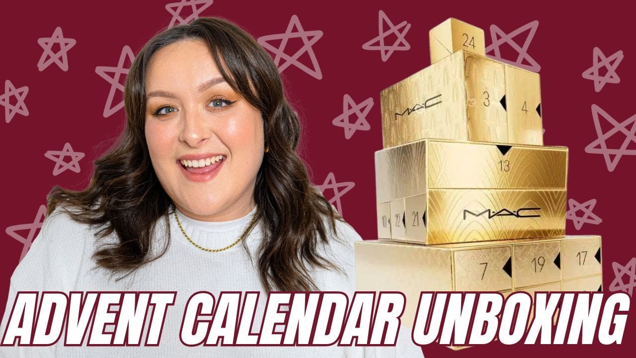MAC'S BEST ADVENT CALENDAR YET 👀🎁✨ MAC Cosmetics 2024 Gift of Gold Advent Calendar Unboxing