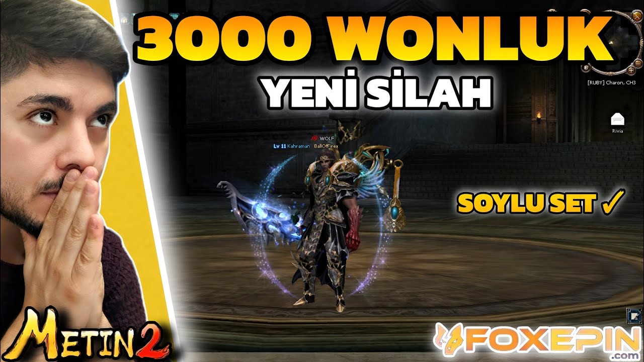 KaraBüyü Sura İçin Yeni 3000 Wonluk Silah | Metin2 TR Ruby