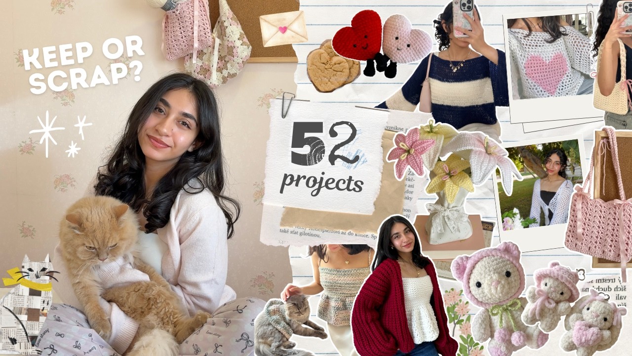 everything i crocheted in 2024 + ideas for 2025 ⟡˖