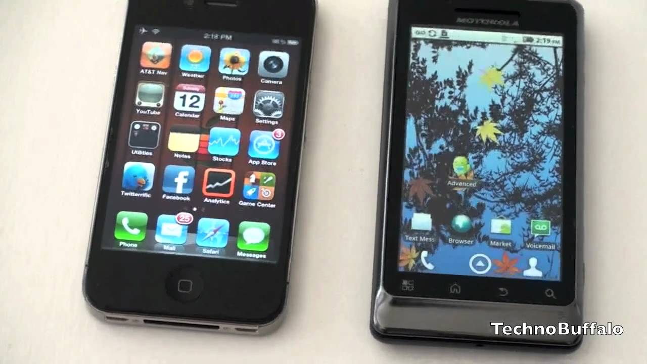 Motorola Droid 2 VS. iPhone 4