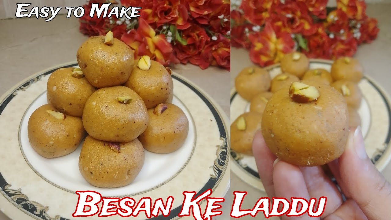 Besan Ke Laddu Recipe | بیسن کے لڈو بنانے کا طریقہ | Besan Ladoo Recipe