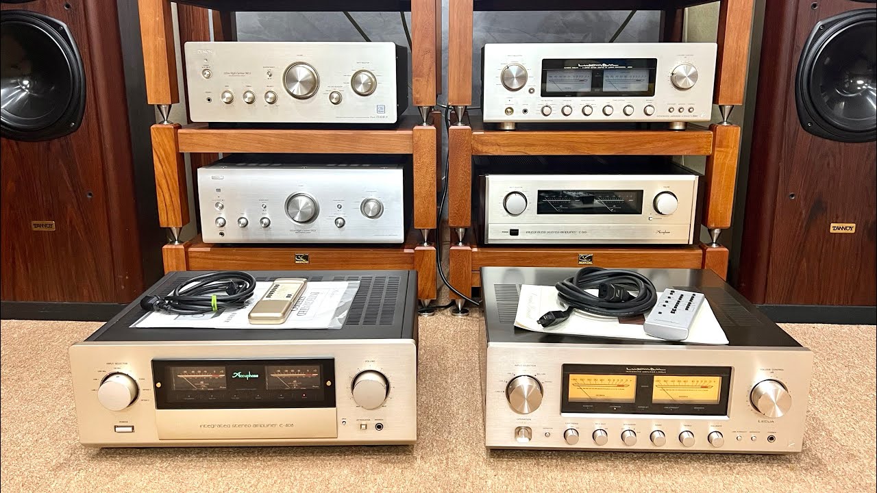Báo giá 2 chiếc Amply  Accuphase E408+ Luxman L505ux Gold hàng Japan mới về-☎️0937.965.695