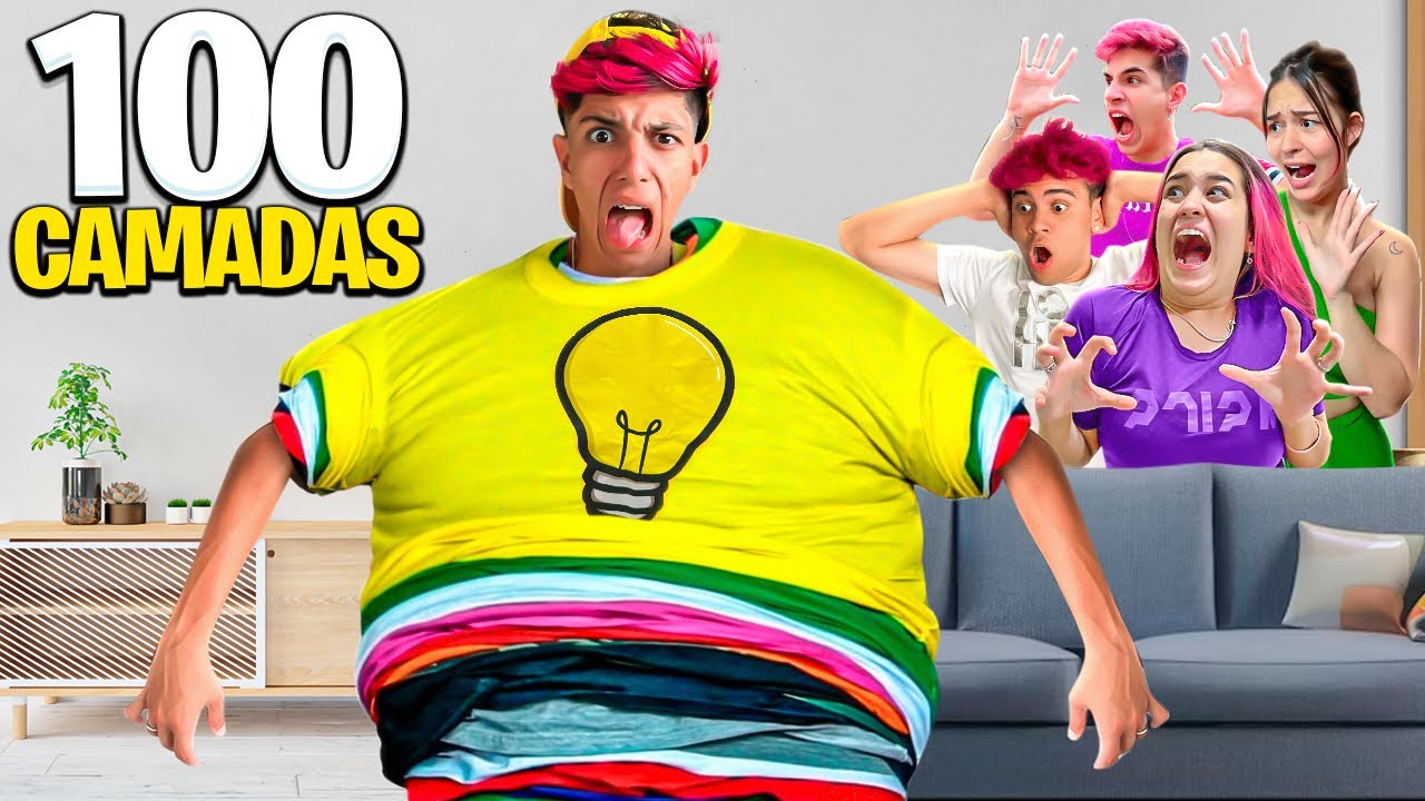 USEI 100 CAMADAS DE CAMISETAS *Aguentei o calor ?