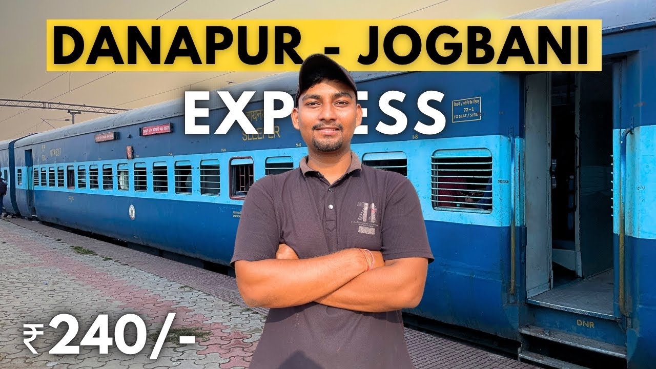 “DANAPUR JOGBANI INTERCITY EXPRESS | Scenic Train Journey In Blue ICF COACHES to Nepal Border “