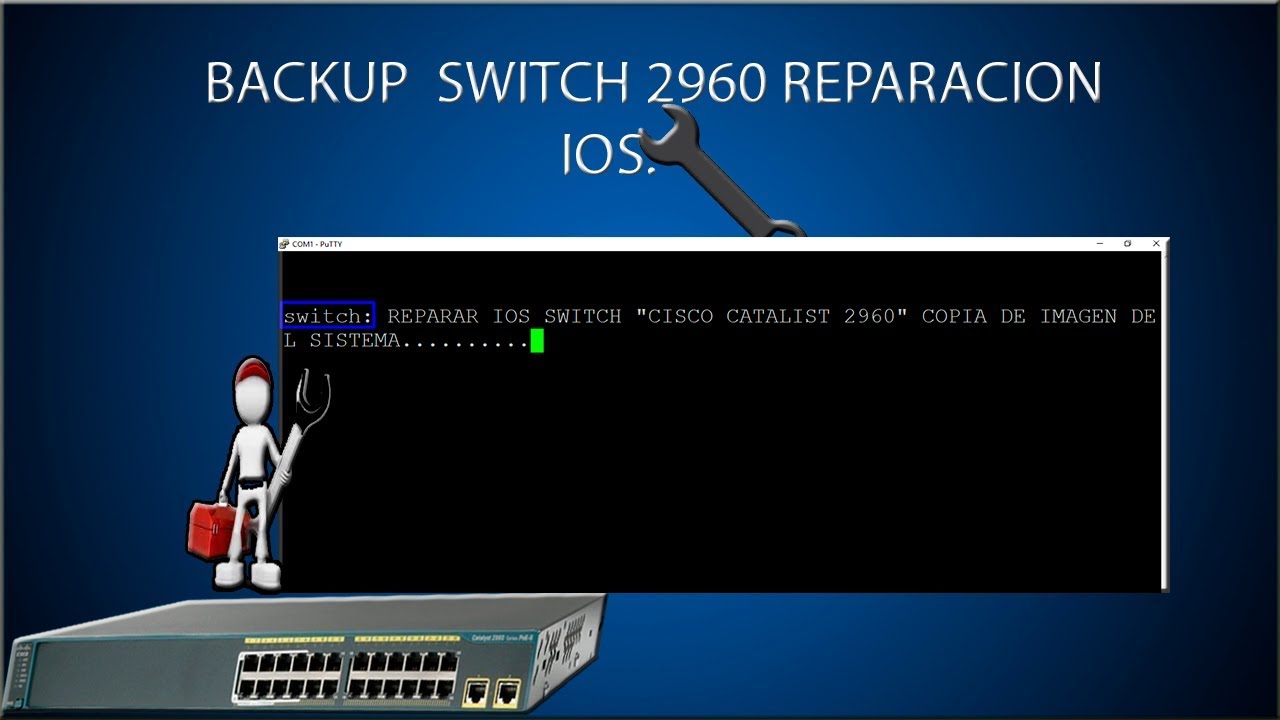 Reparar IOS Cisco Catalyst 2960, Memoria flash Restart_ backup..