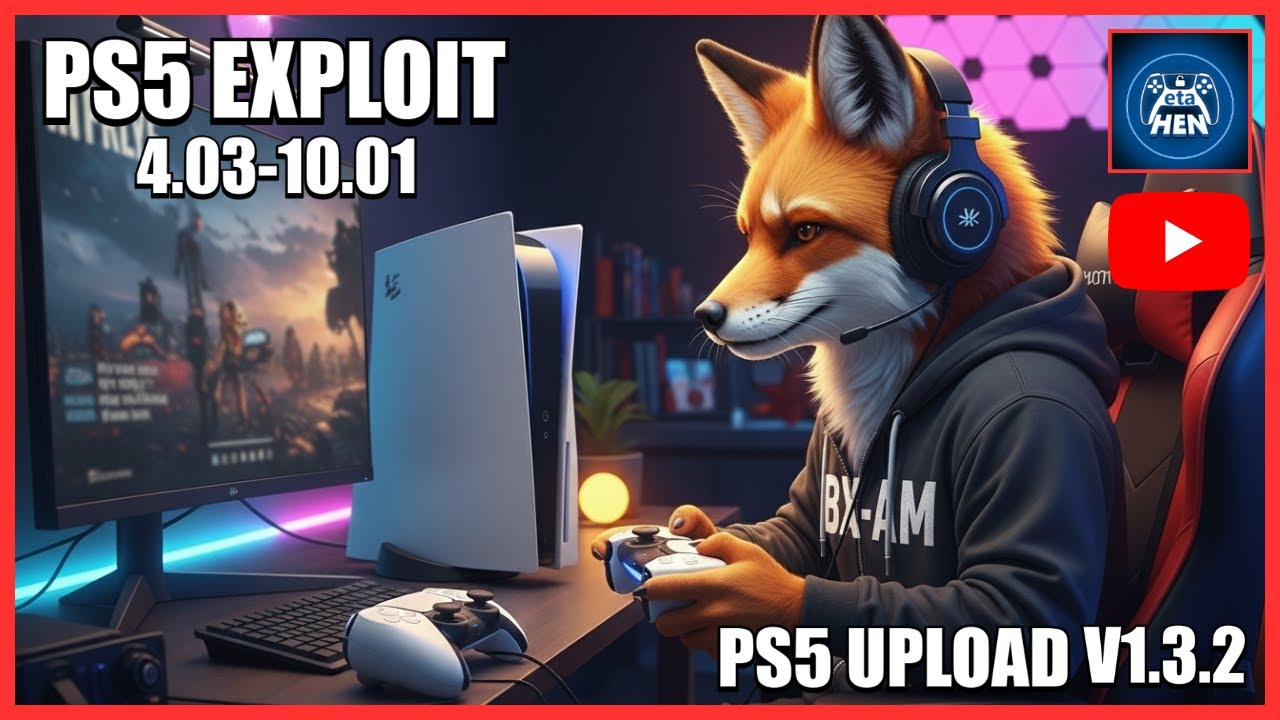 NOVA ATUALIZAÇÃO PS5 UPLOAD V1.3.2 PARA PS5 DESBLOQUEADO