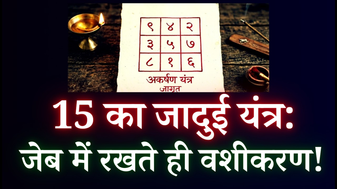 15 का जादुई यंत्र जेब में रखते ही दिखेगा उसका वशीकरण!