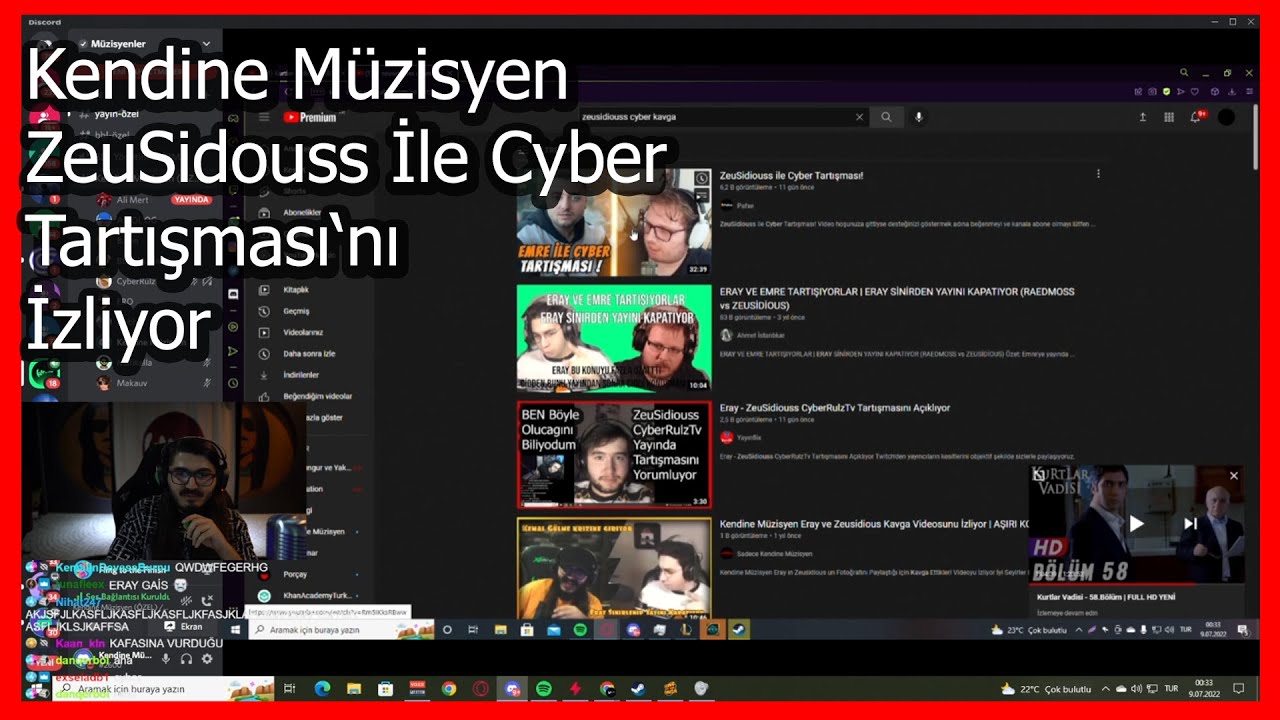 Kendine Müzisyen - ZeuSidouss İle Cyber Tartışması'nı İzliyor (Pafxe)