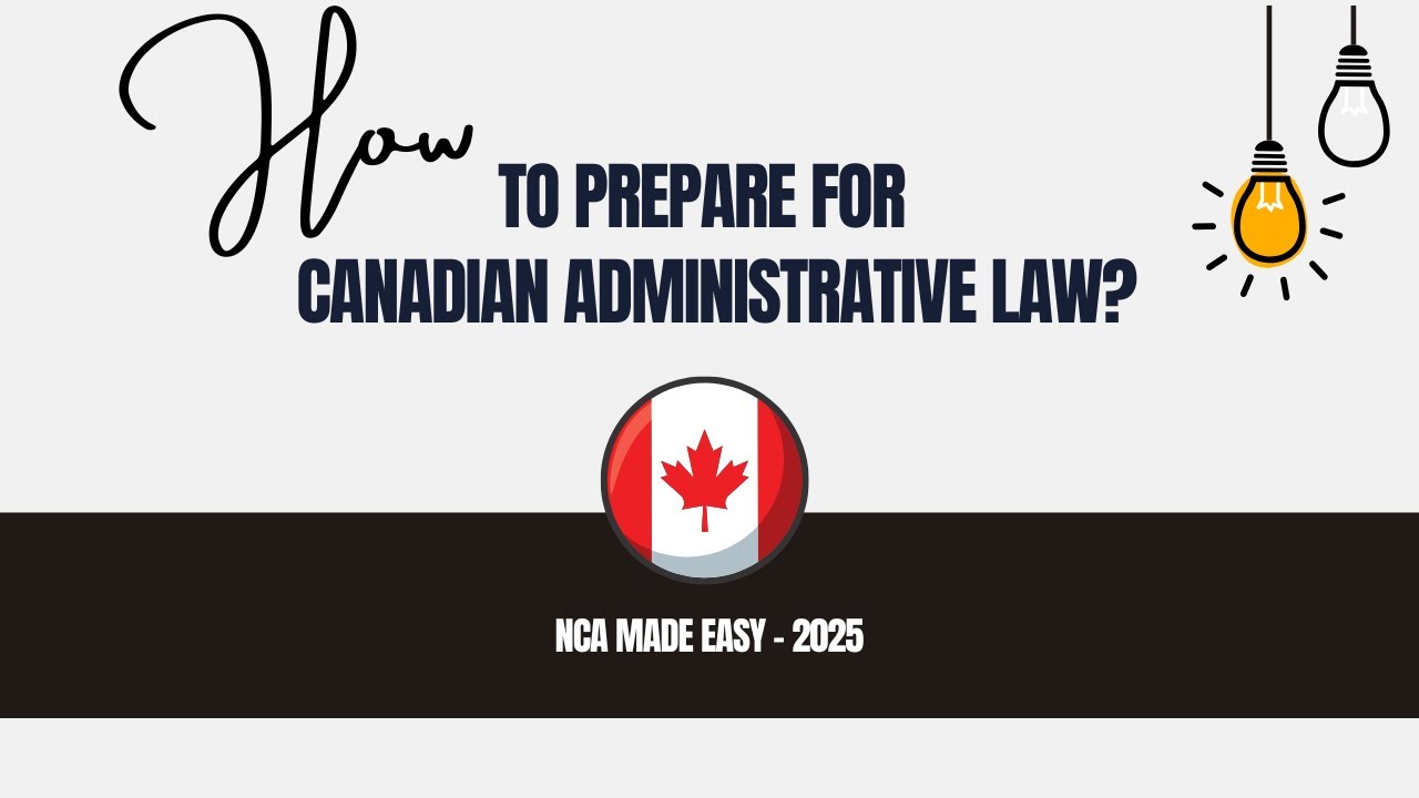 How to Write NCA Administrative Law Exam  Answer  Part-1