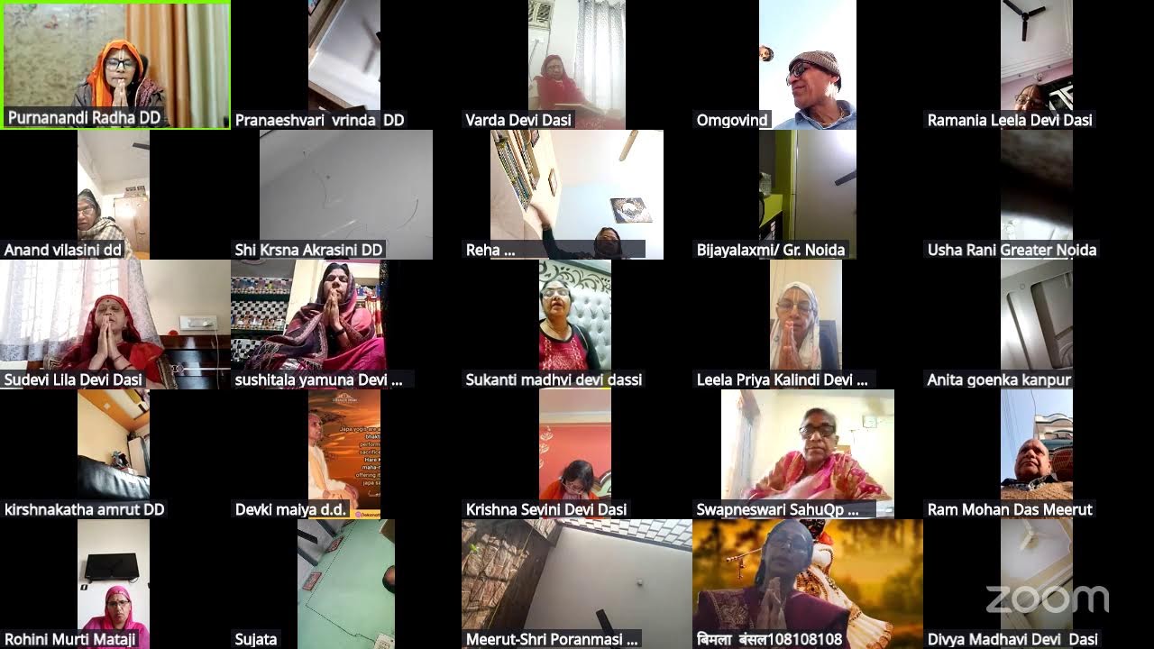 CC Adi Lila 7.101-7.102 Mayavadi sanyasiyon ka prashan Purnanandi Radha DD