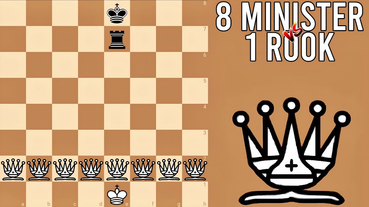 How many ROOK are needed to defeat 8 MINISTER ?