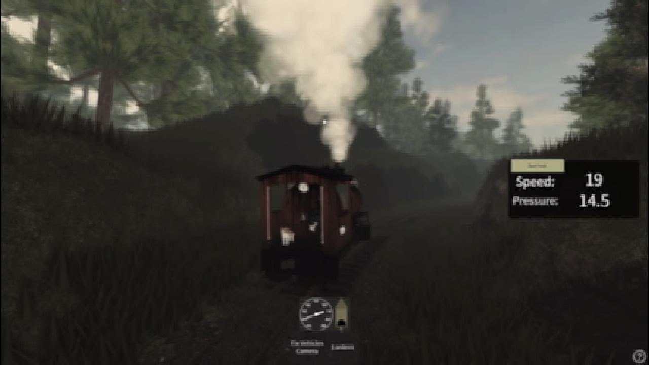 Lots of logging trains.