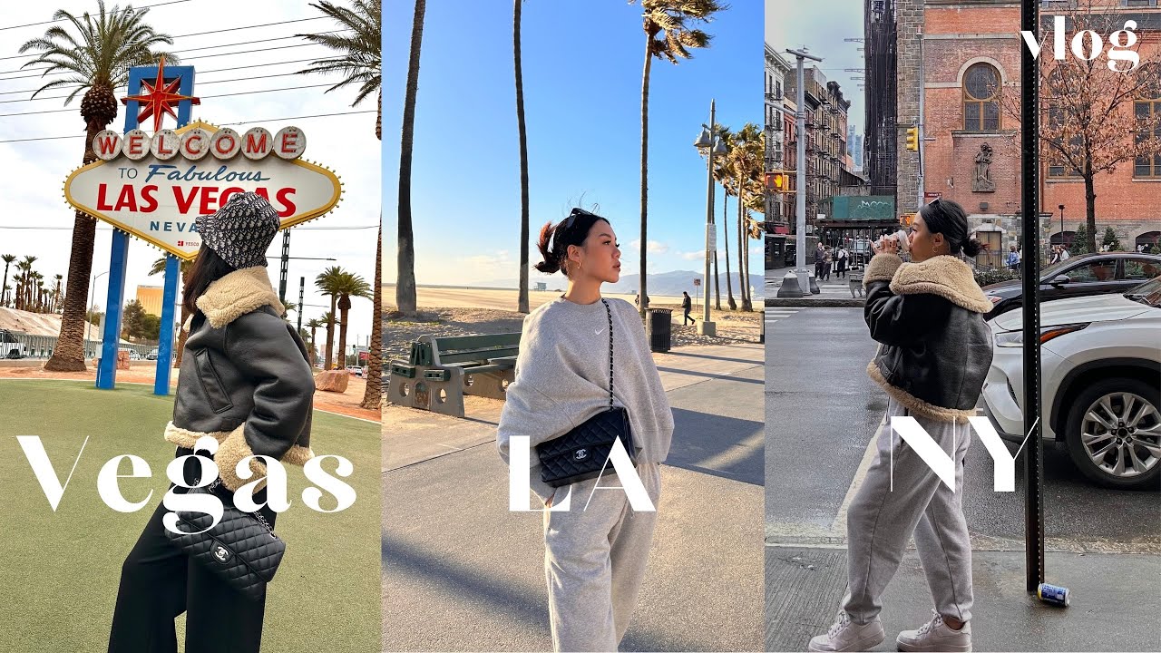 LA to Vegas to NYC VLOG | NYE at Vegas, new fav brunch spot in LA, flying to NYC