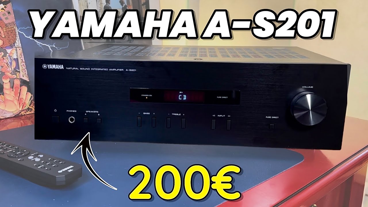 IL MIGLIORE AMPLIFICATORE ECONOMICO HIFI - YAMAHA A-S201