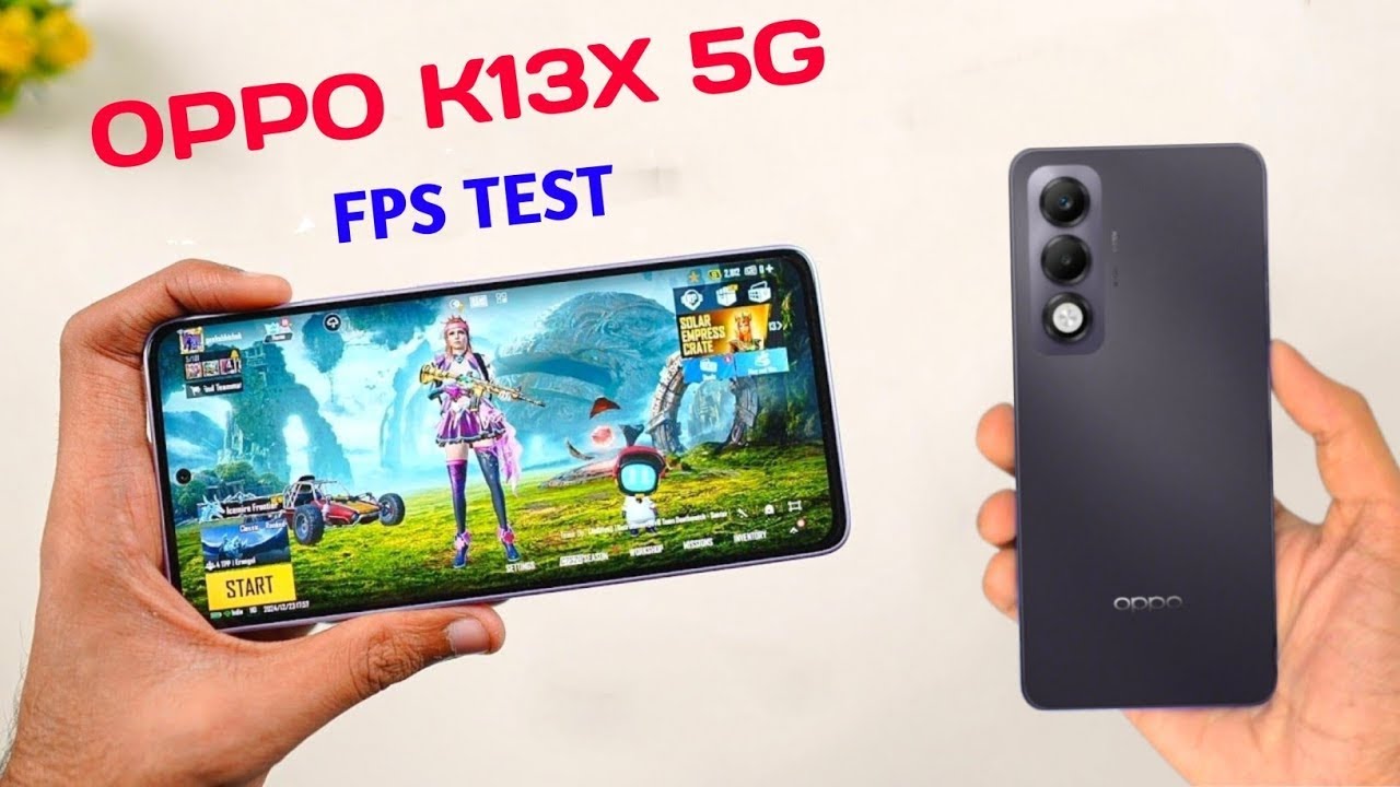 Oppo K13x Bgmi Pubg Test | Oppo K13x Bgmi Graphics Test, FPS Gyro, Battery Drain Test🔥