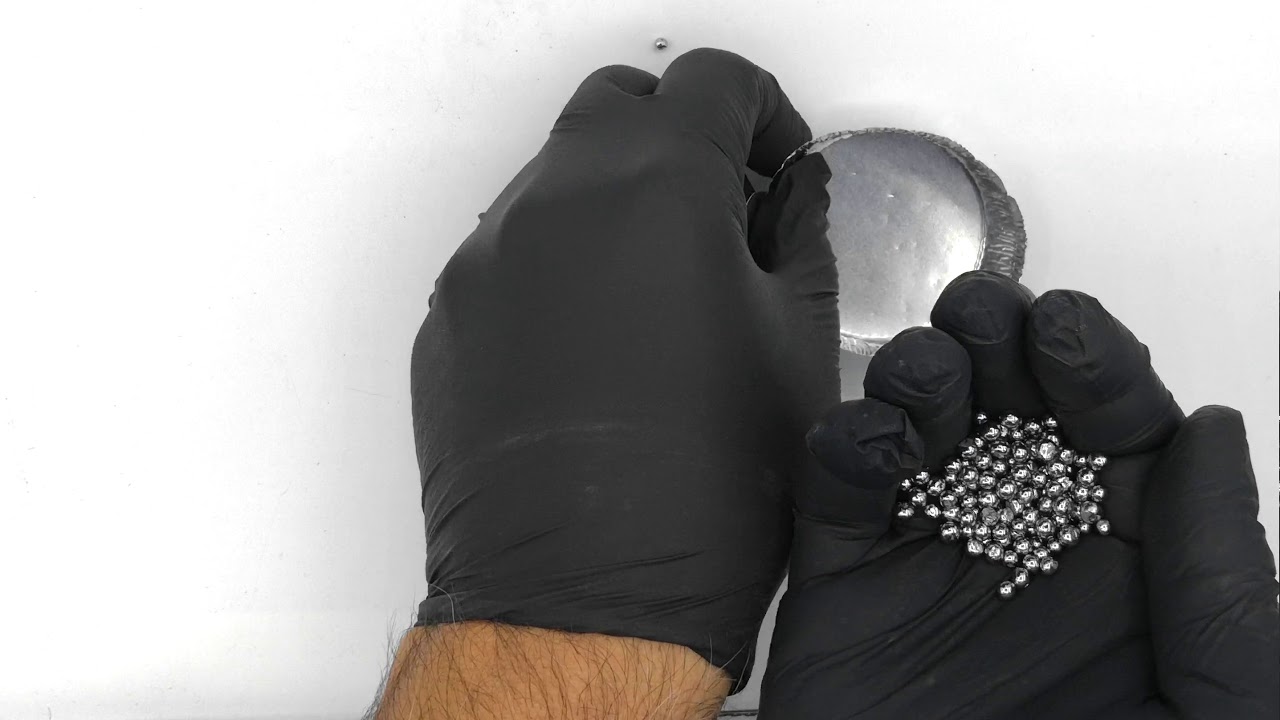 What does rhenium metal look like?