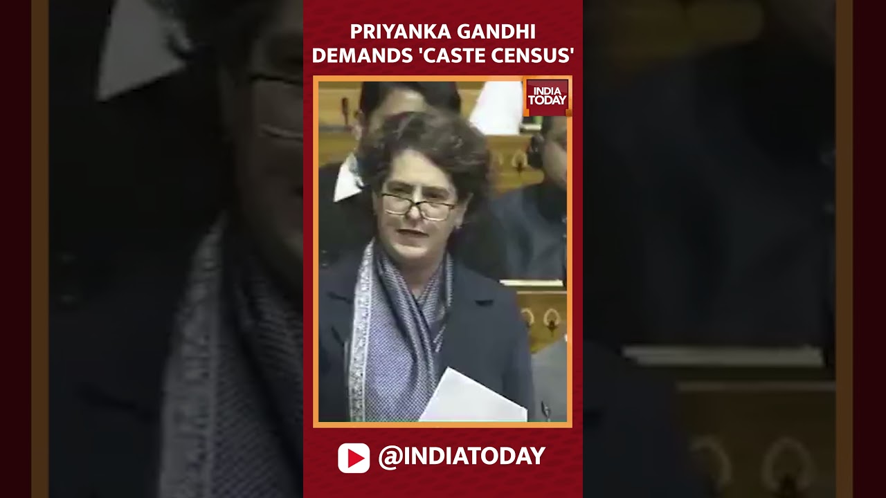 Wayanad MP Priyanka Gandhi Raises The Demand For 'Caste Census' In Her First Parliament Speech