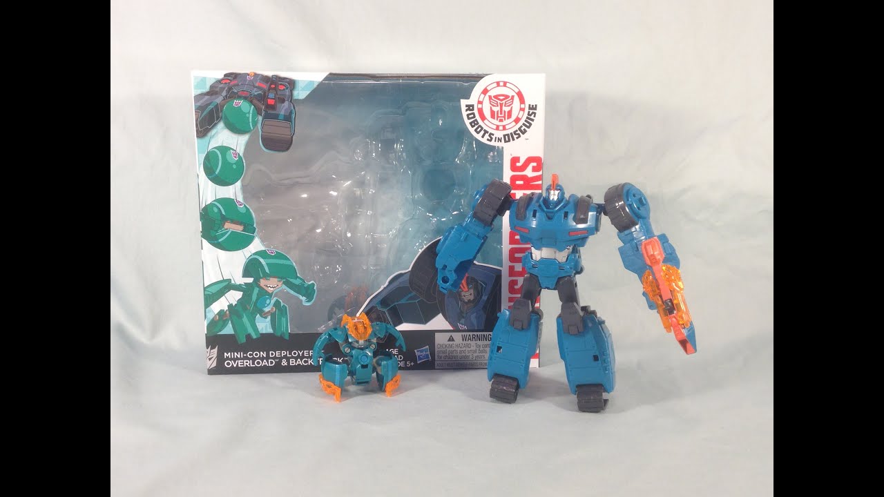 Transformers RID Minicon Deployer Overload and Backtrack Review