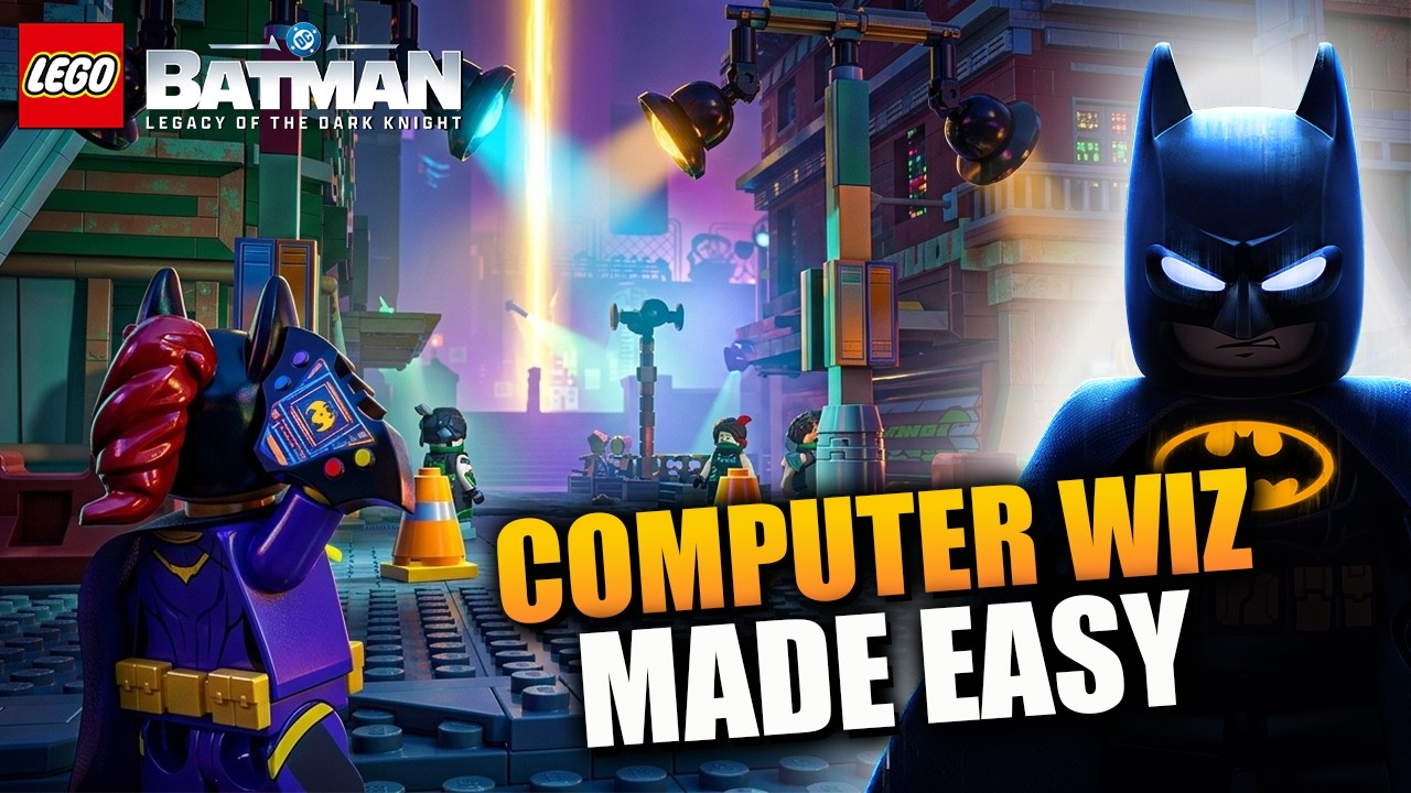 LEGO Batman: Legacy of the Dark Knight &mdash; Гайд по испытанию &laquo;Компьютерный гений&raquo;
