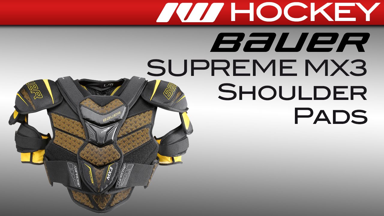 Bauer Supreme MX3 Hockey Shoulder Pads Review