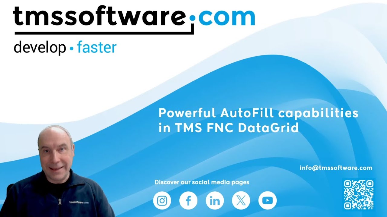 New AutoFill capabilities in TMS FNC DataGrid