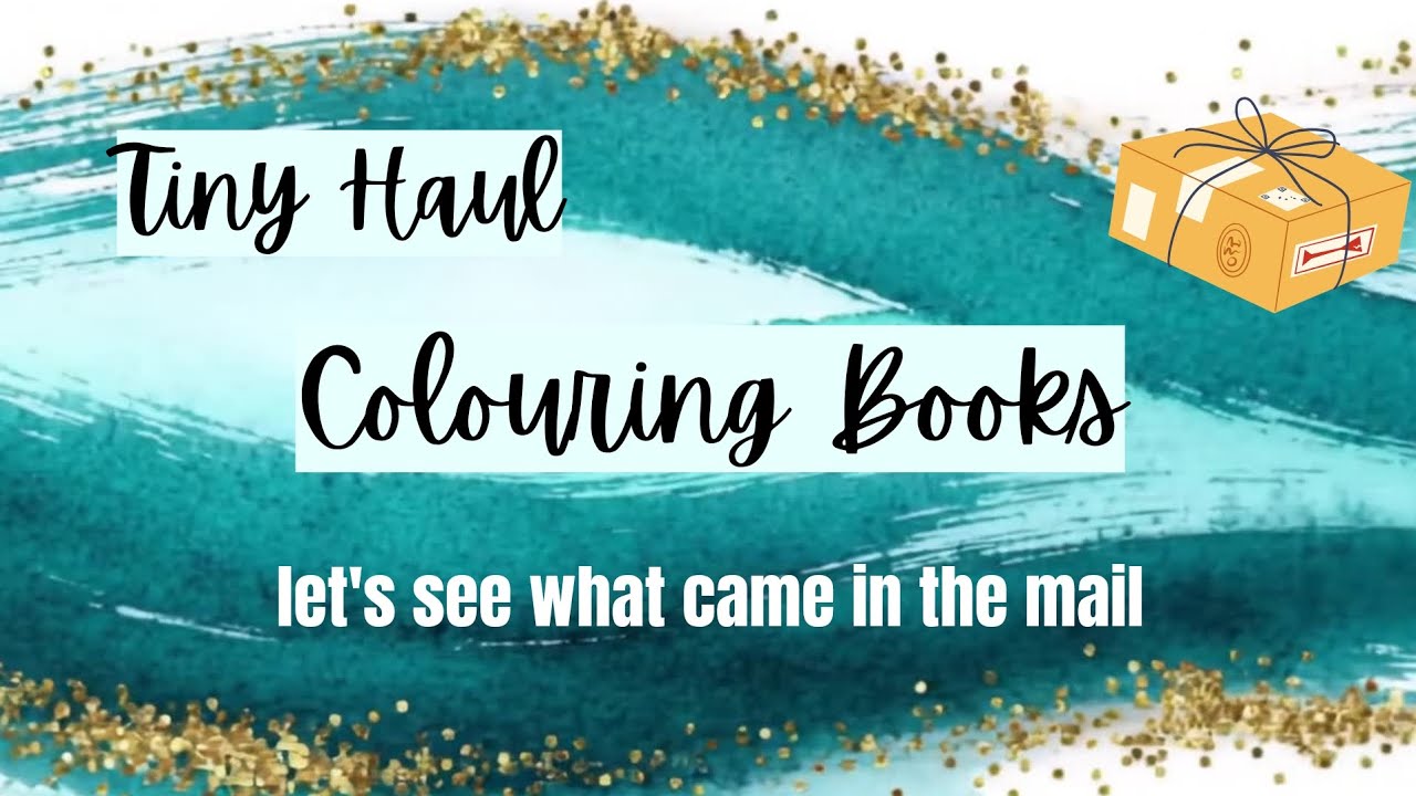 Small Haul | NEW Colouring Books I forgot I ordered 😅 