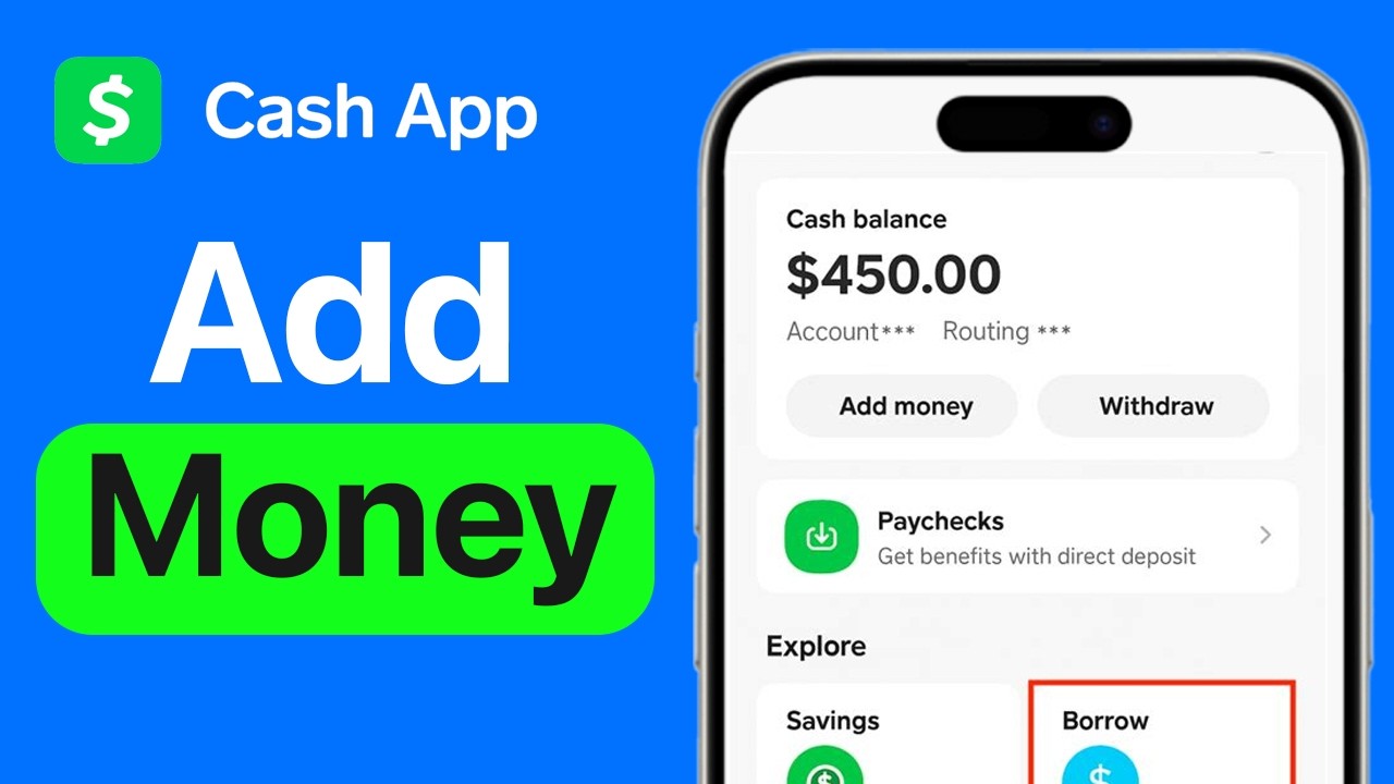 How To Add Money To Cash App (Add Funds To Cash App Account) - 2026 Guide