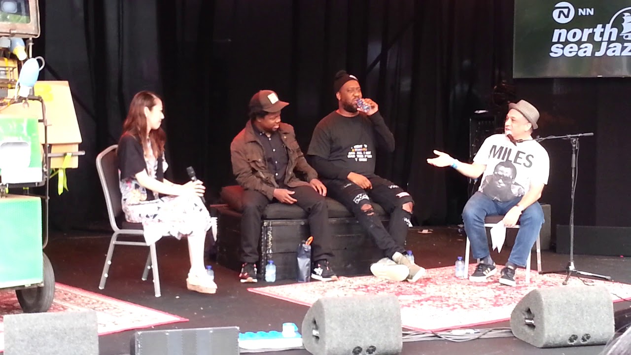Panel with Robert Glasper and Ambrose Akinmusire, July 14th, 2019, North Sea Jazz, Rotterdam