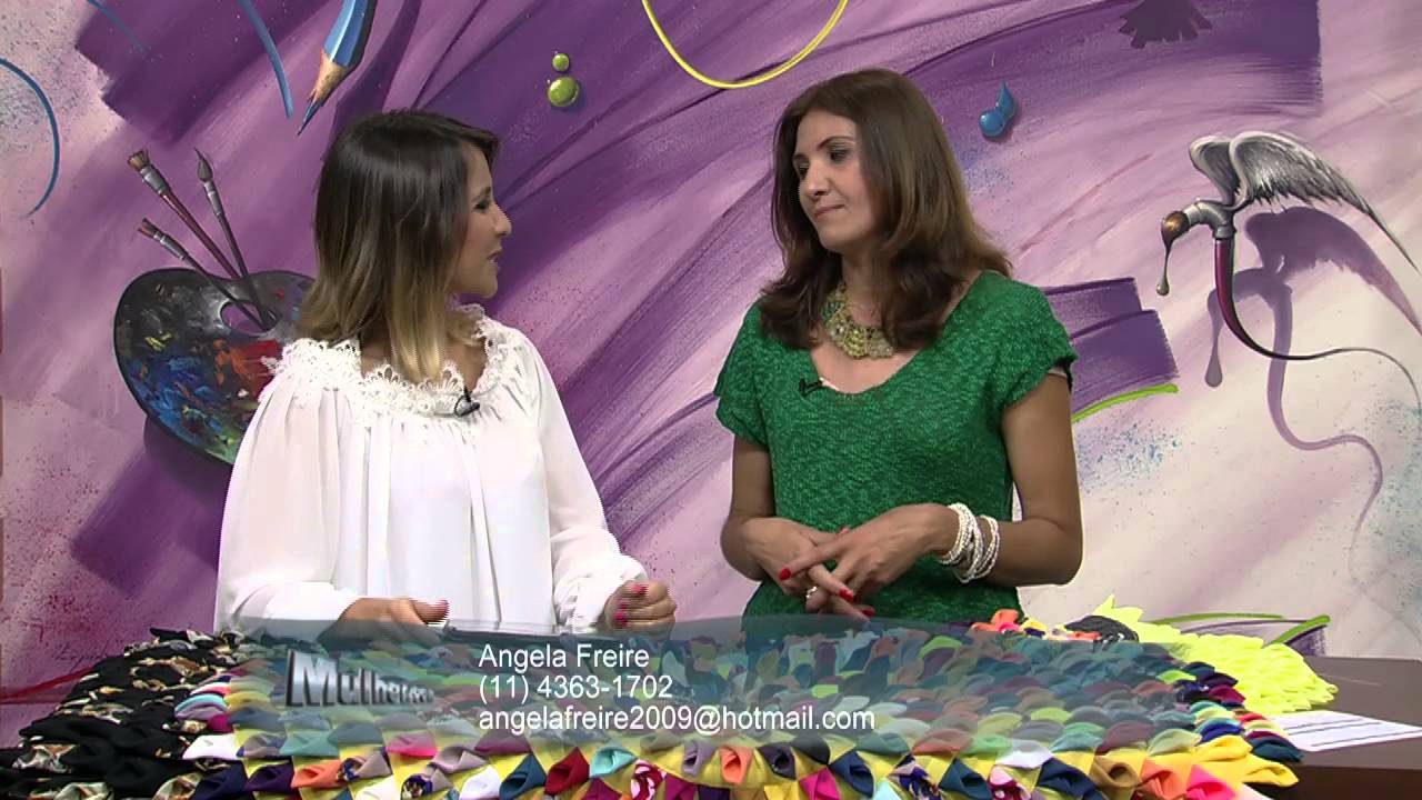 Tapete feito em Seda por Angela Freire - 11/12/2013 - Mulher.com -  P2/2