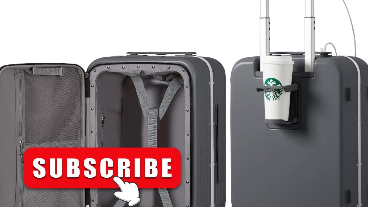 🚀 Mixi 20-Inch Hard Shell Carry-On – Stylish, Functional & Tech-Friendly!