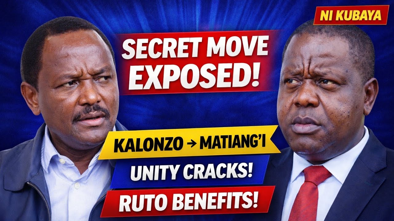 BREAKING! KALONZO SECRET MOVE TO MATIANG&rsquo;I &mdash; UNITED OPPOSITION CRACKS!